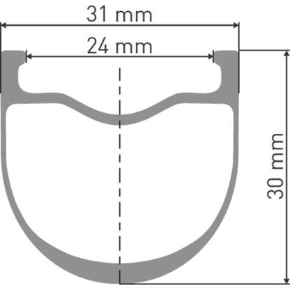 DT Swiss - rim cross-section diagram