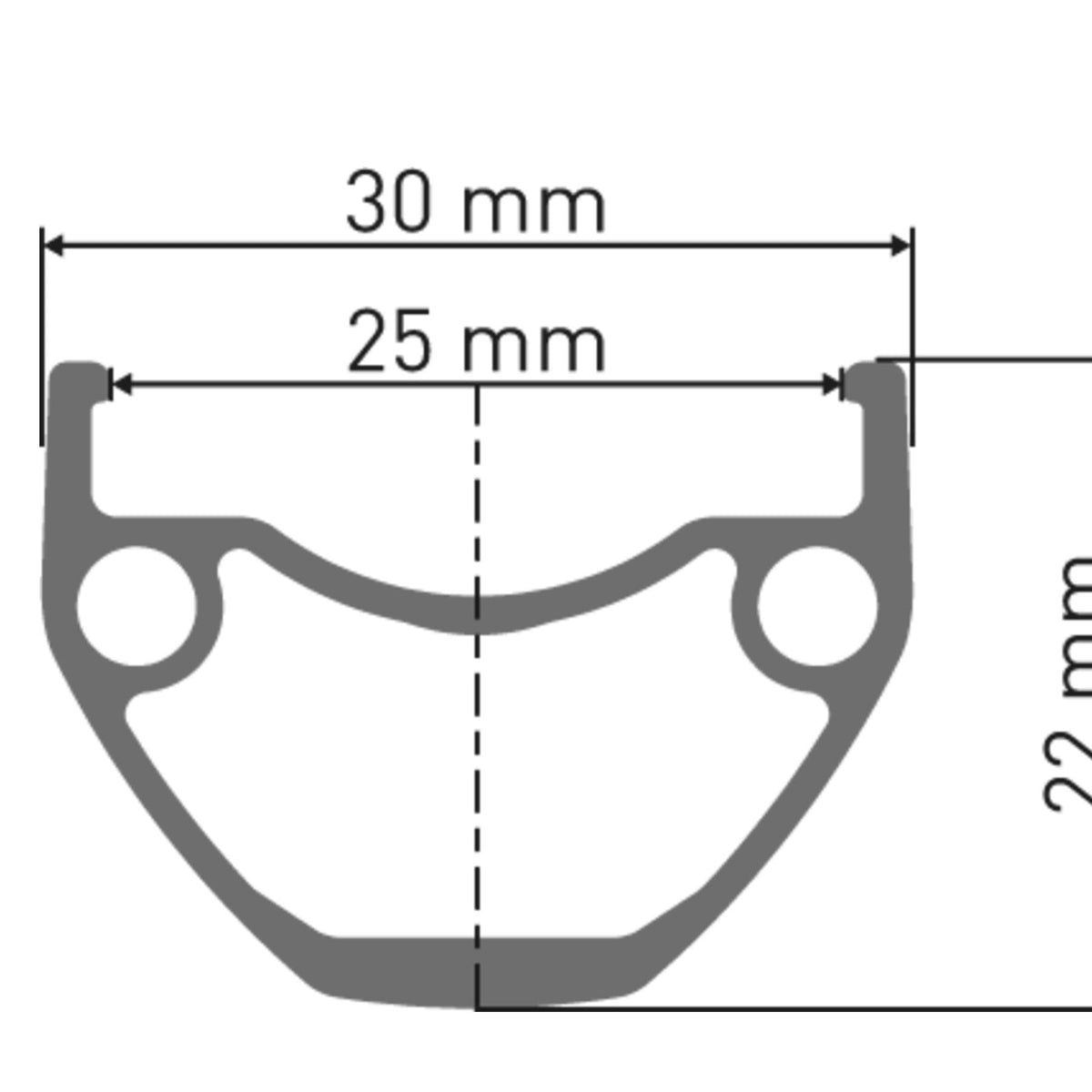 DT Swiss - rim cross-section diagram