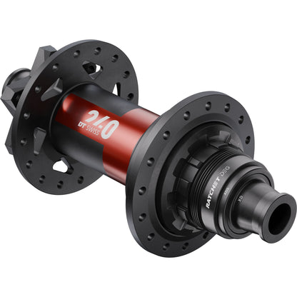 DT Swiss 240 Ratchet DEG DF J-Bend 6-Bolt Rear Hub - product view