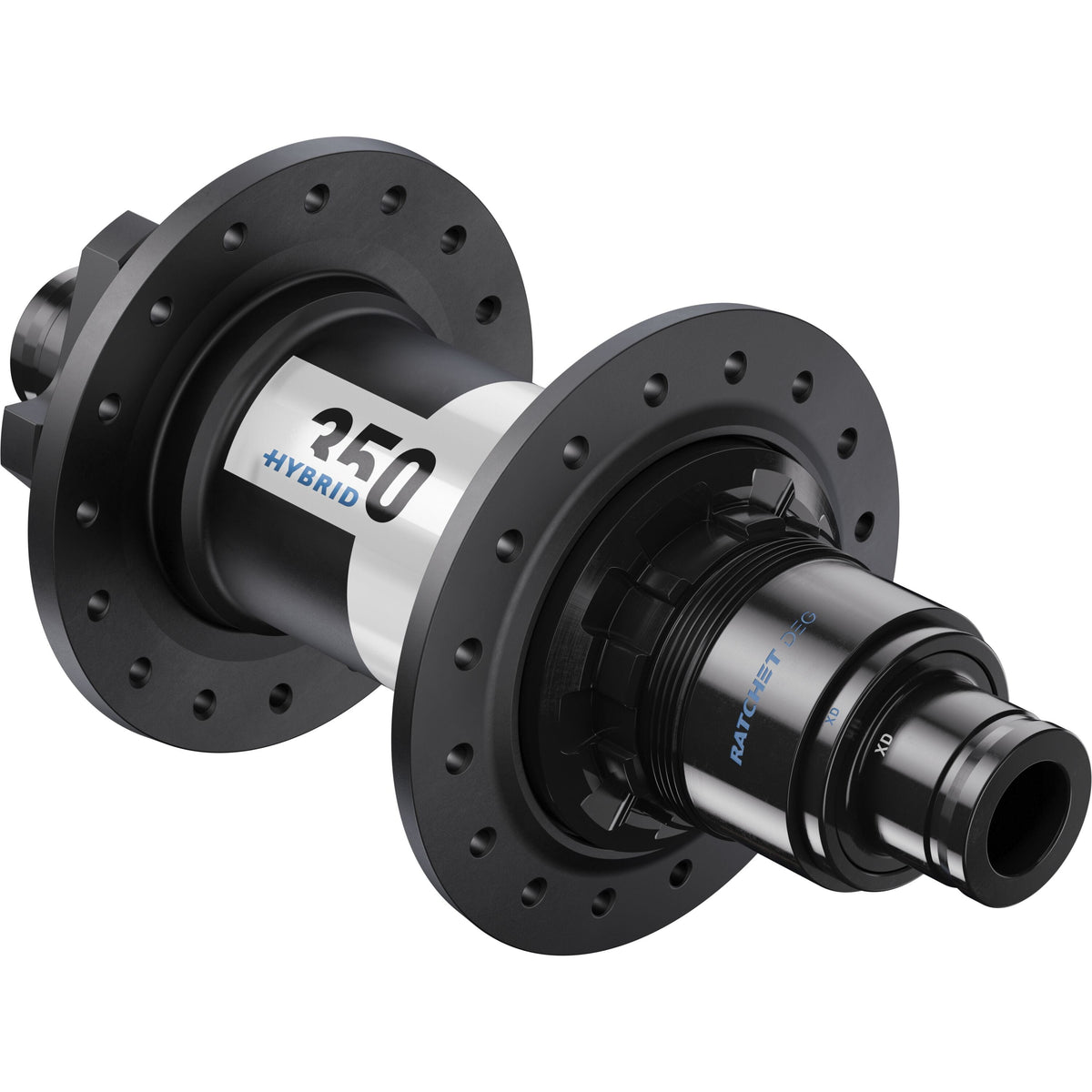 DT Swiss Hybrid 350 Ratchet DEG DF Classic 6-Bolt Rear Hub - product view