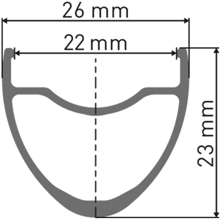 DT Swiss - rim cross-section diagram