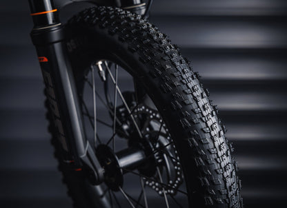Early Rider Charger 16 in Brushed Aluminium - Kenda Booster tread and suspension fork