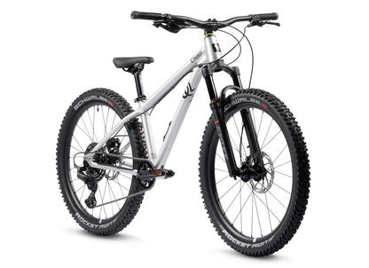 Early Rider Charger 24 in Brushed Aluminium - three-quarter whole bike on white
