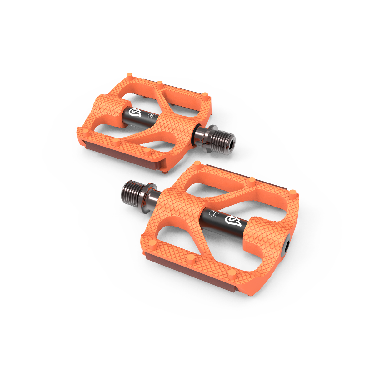 Early Rider P1 Resin Platform Pedals - Orange