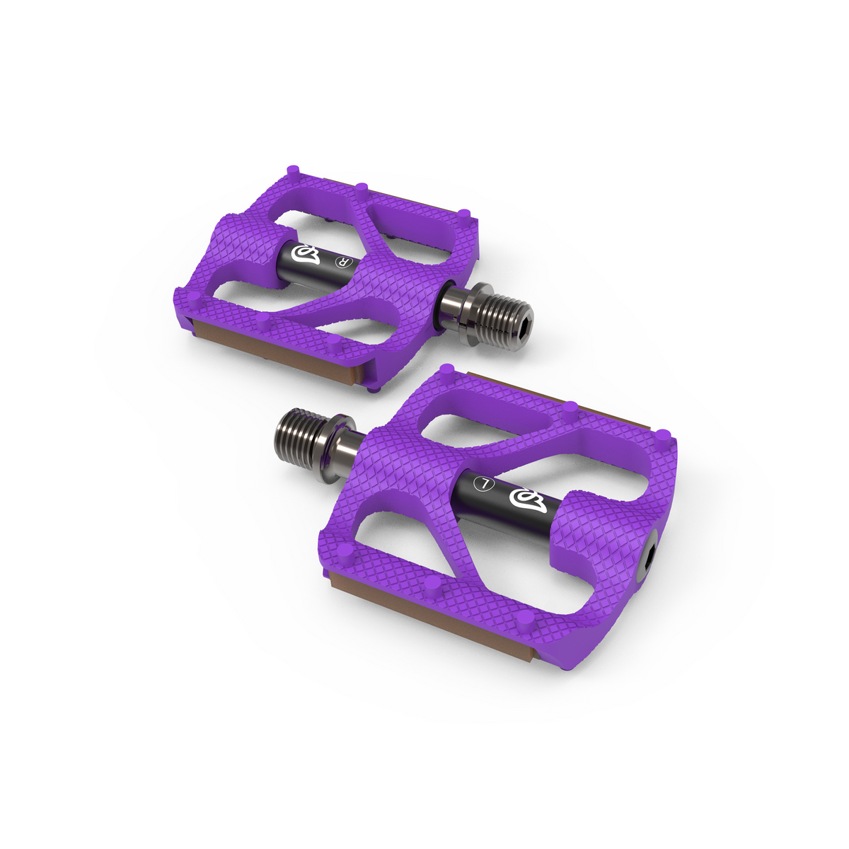 Early Rider P1 Resin Platform Pedals - Purple