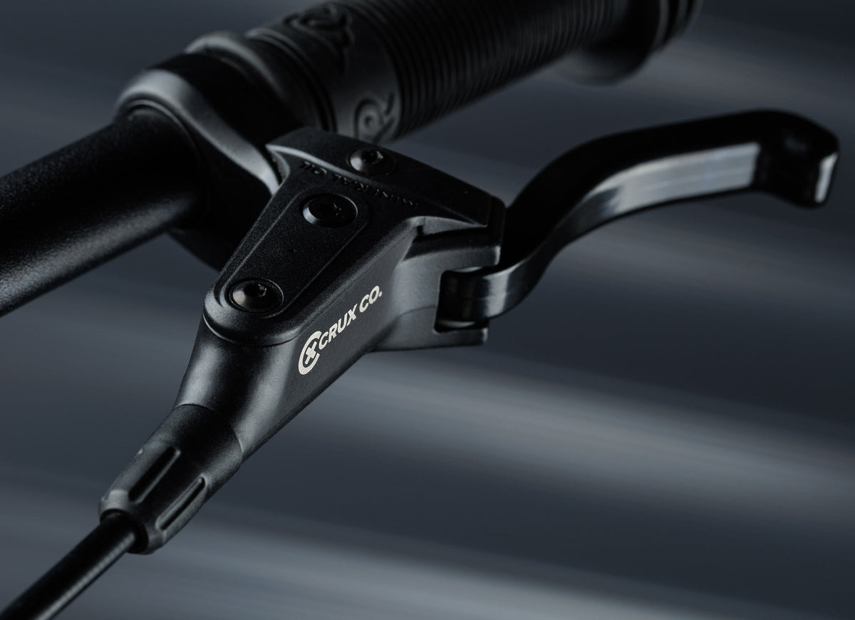 Early Rider Seeker 16 in Brushed Aluminium - CRUX hydraulic brake lever and grip