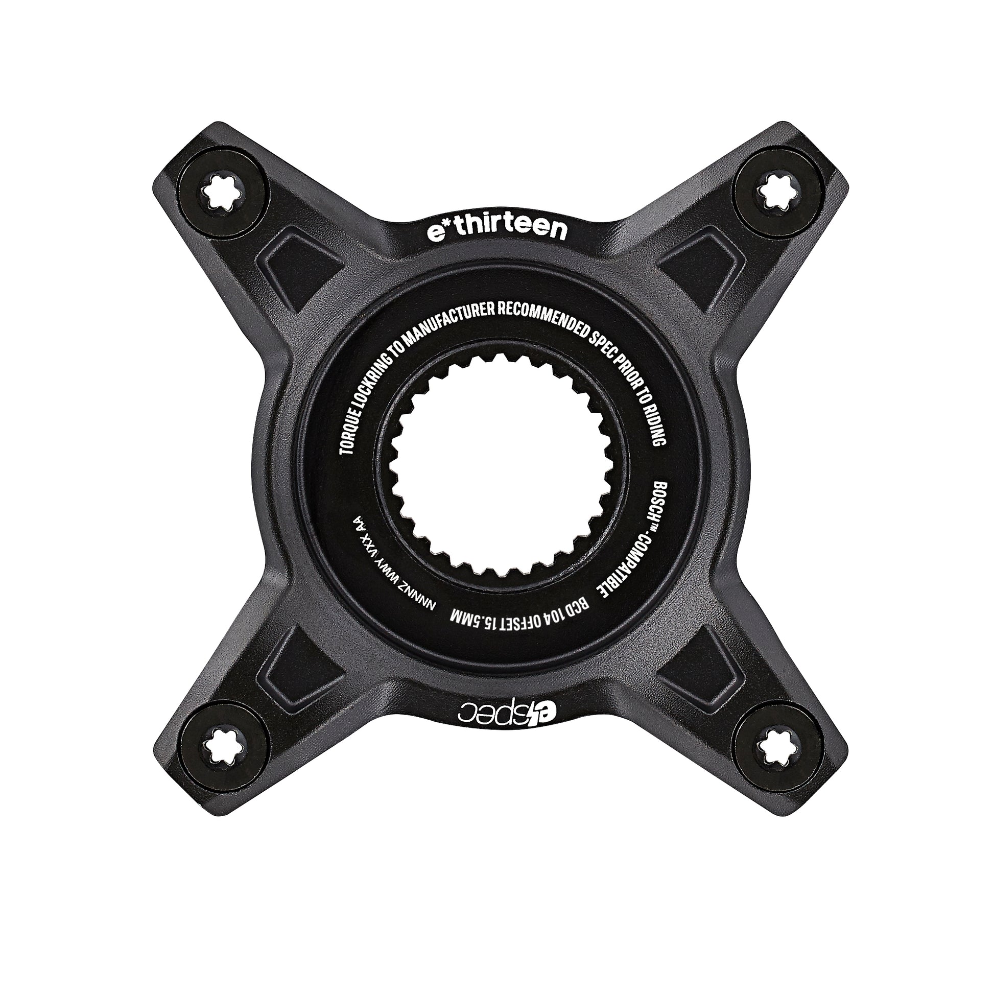 e*thirteen e*spec 104BCD Aluminum Chainring-BRINK