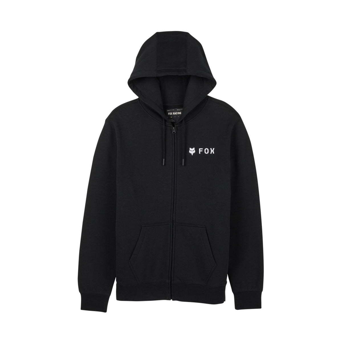 Fox Head Absolute Zip Hoodie — BLACK