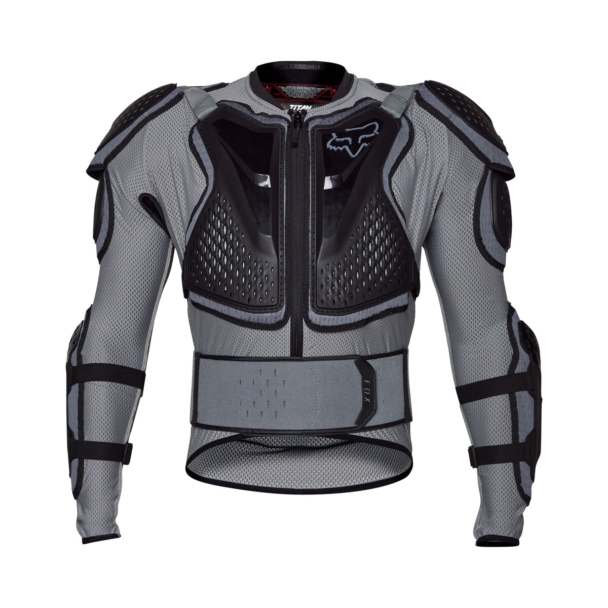 Fox Head Titan Sport Chest Guard Jacket — CLOUD GREY