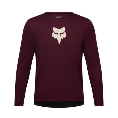 Fox Head Youth Ranger Long Sleeve Jersey 2026 — DARK MAROON