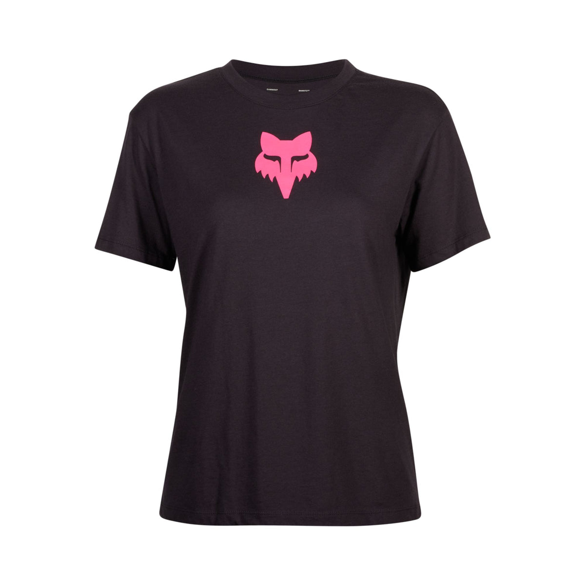 Fox Head Womens Basic Tee — BLACK/PINK