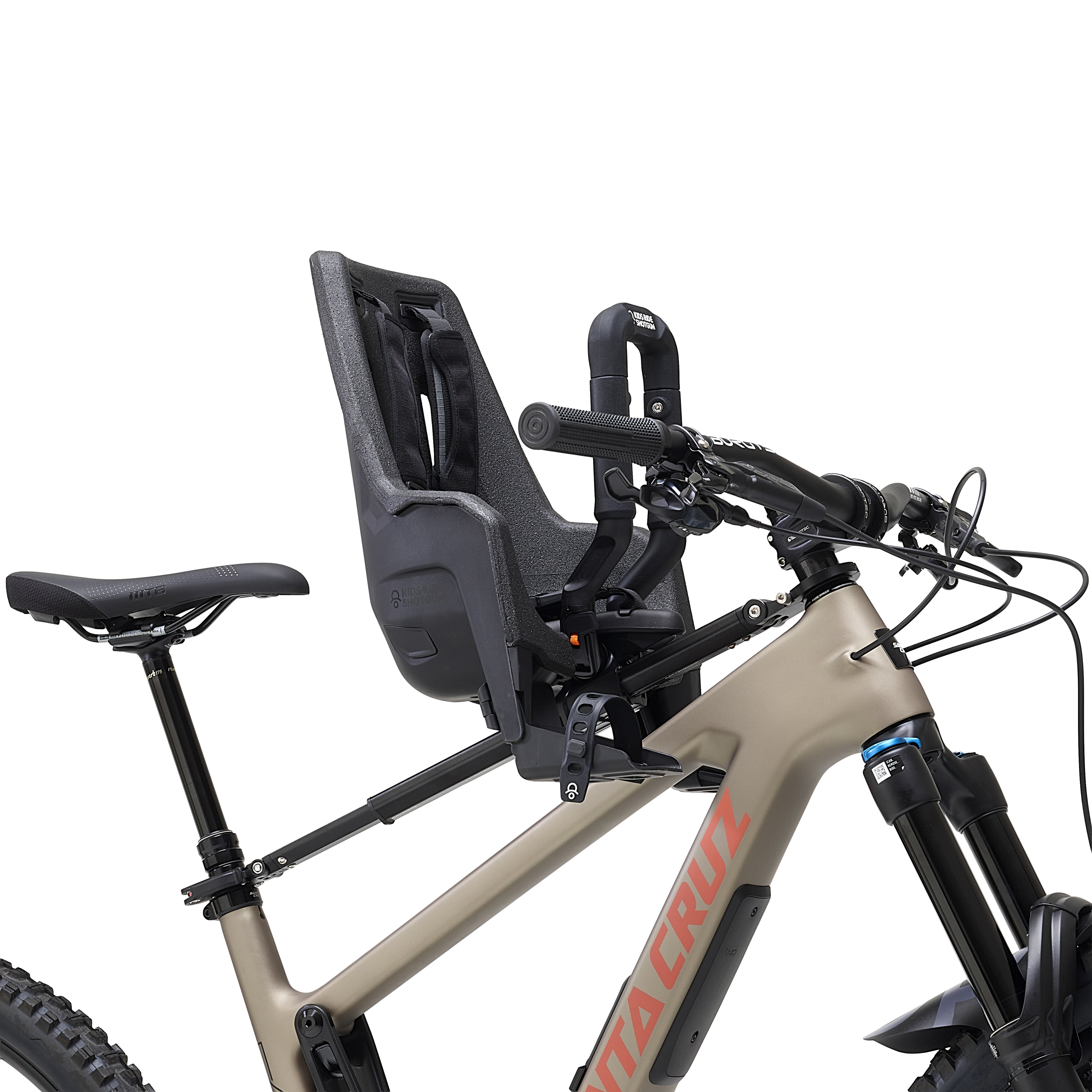 Kids Ride Shotgun Pro Evo Child Bike Seat + Handlebars Combo
