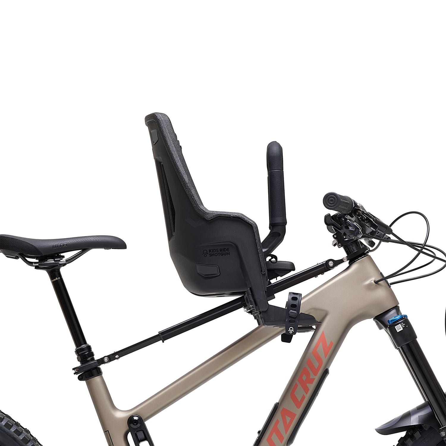 Kids Ride Shotgun Pro Evo Child Bike Seat + Handlebars Combo