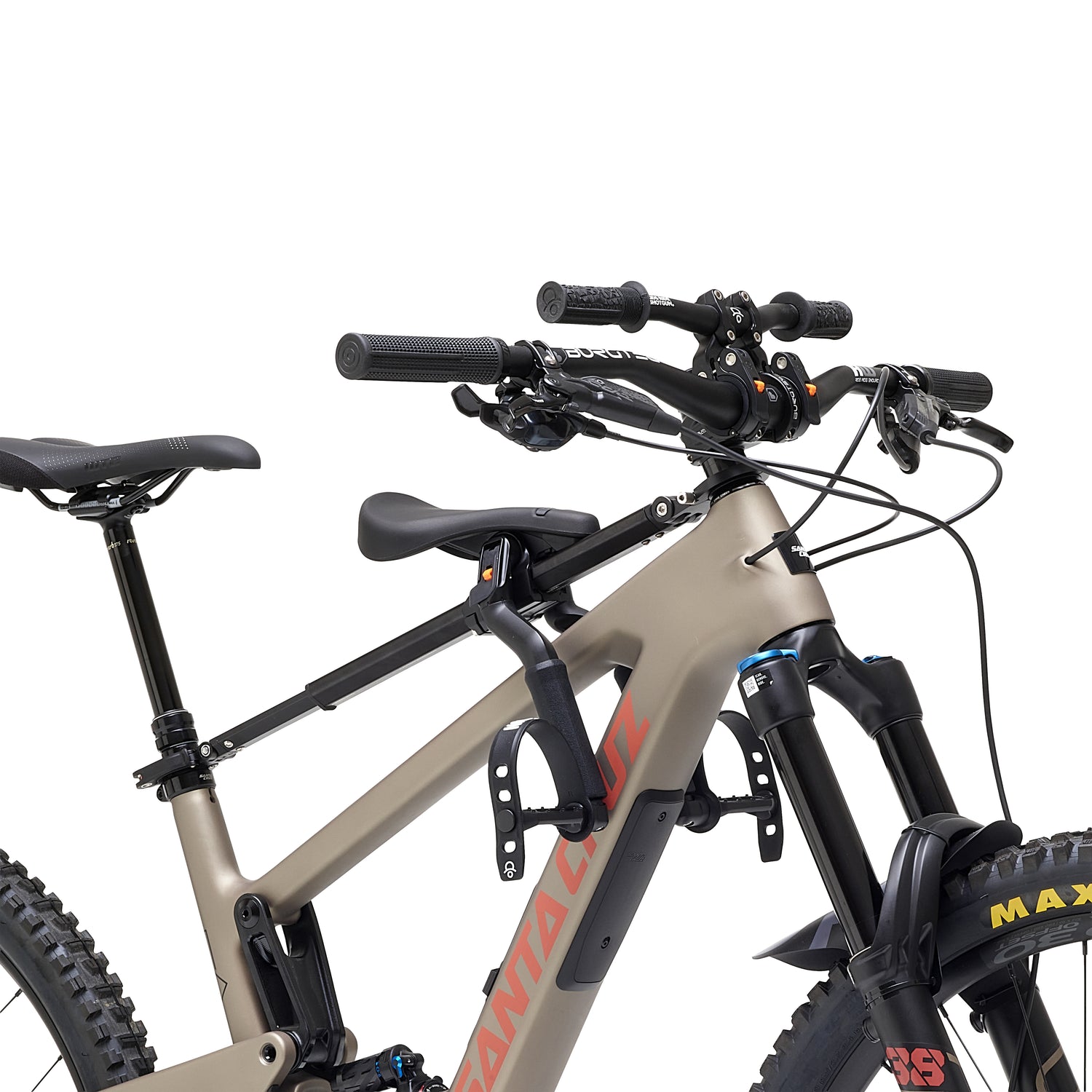 Kids Ride Shotgun Pro Evo Child Bike Seat + Handlebars Combo