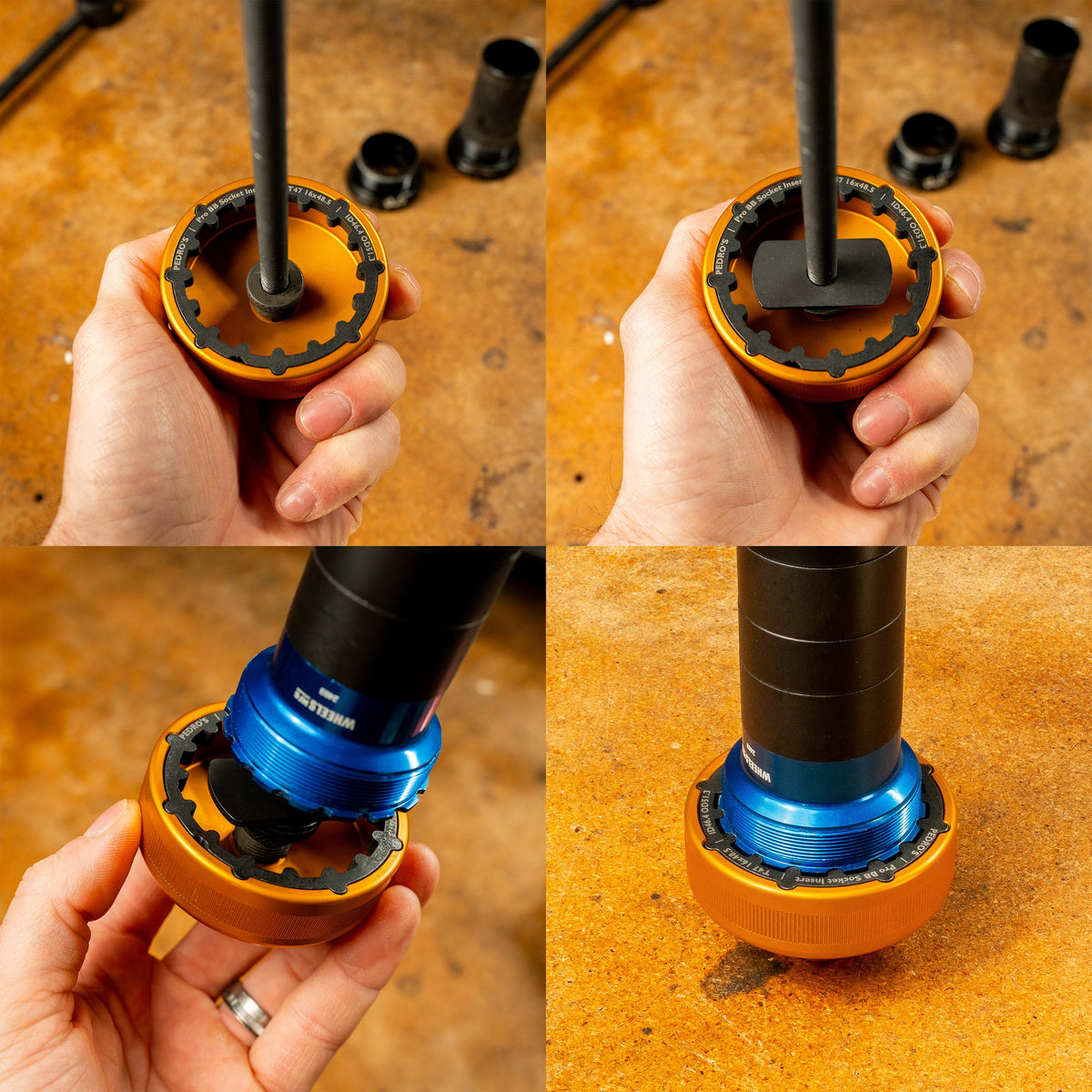 Pedros Pro BB Socket Holder - Control how far the cup travels