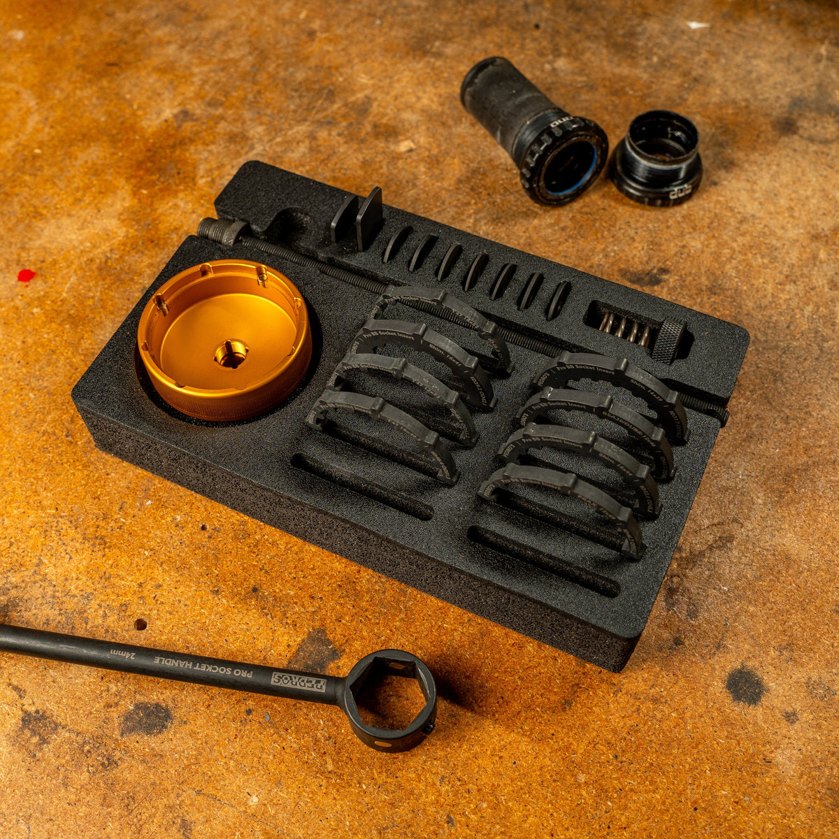 Pedros Pro BB Socket - 10pc Set - Keep eight profiles organised
