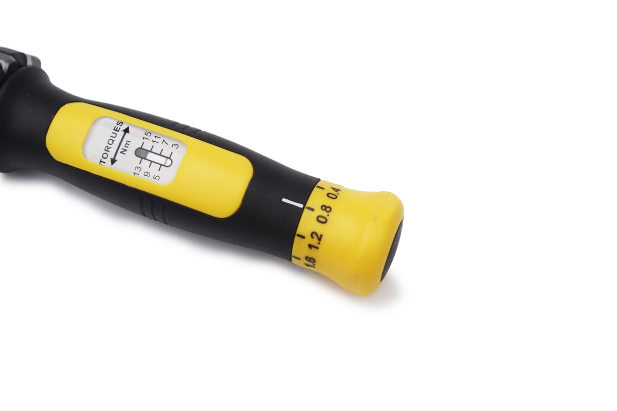 Pedros Demi Torque Wrench II & Bit Set (3-15Nm) - Set the torque deliberately