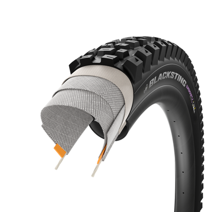 Pirelli Scorpion Blacksting DHWALL+ tyre section - Super Soft compound pictured