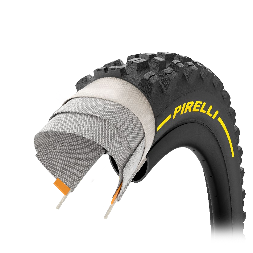 Pirelli DHWALL+ tyre casing construction diagram