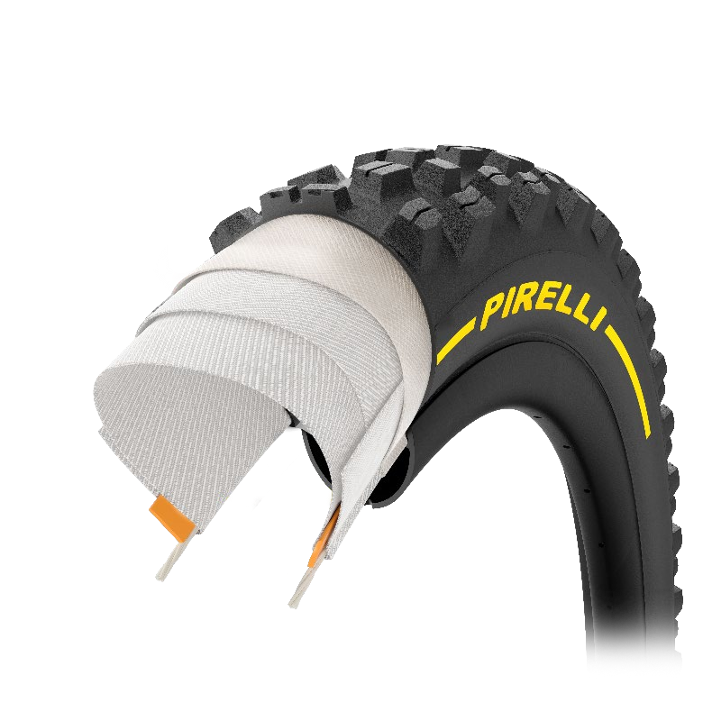 Pirelli DualWALL tyre casing construction diagram