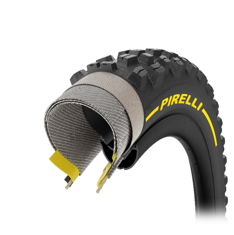 Pirelli HardWALL tyre casing construction diagram