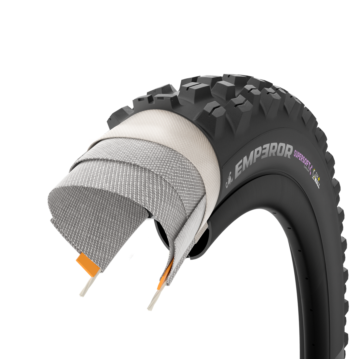 Pirelli Scorpion Emperor DHWALL+ tyre section - Super Soft compound