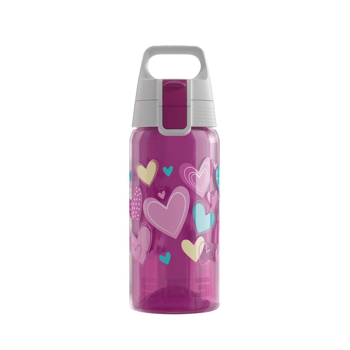 SIGG VIVA ONE Kids Bottle 500ml - 500ml, Hearts