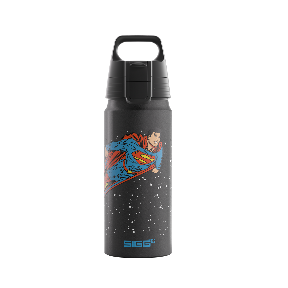 SIGG WMB ONE Superman Bottle 600ml - 600ml, Superman Black