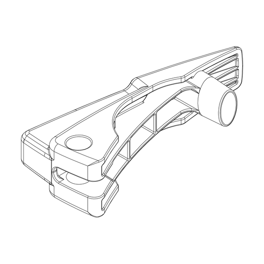 Thule 52936 Non-Locking Front Lever - official spare-part diagram