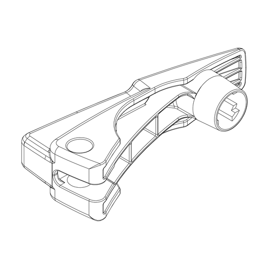 Thule 52937 Locking Front Cover - official spare-part diagram
