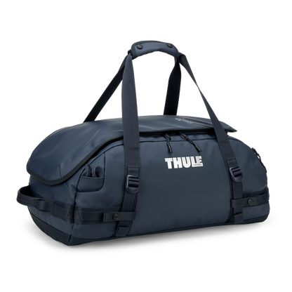 Thule Chasm Duffel - 40L / Darkest Blue - front three-quarter view