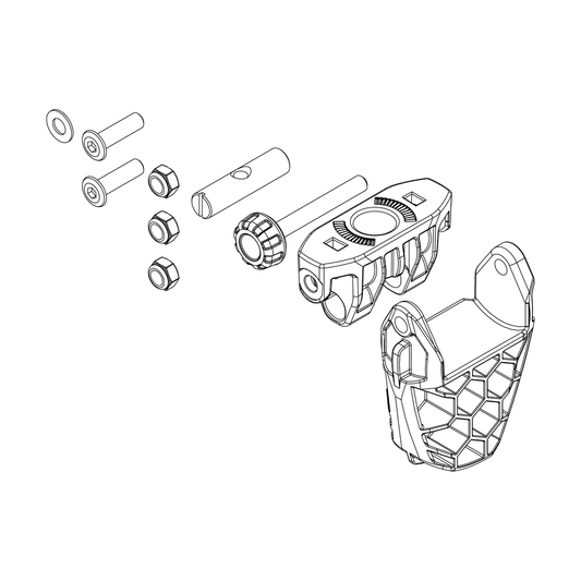 Thule OutWay Hanging Fixation Kit - official spare-part diagram