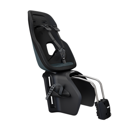 Thule Yepp Nexxt 2 Maxi Frame-Mount Child Seat - Dark Slate - front three-quarter view