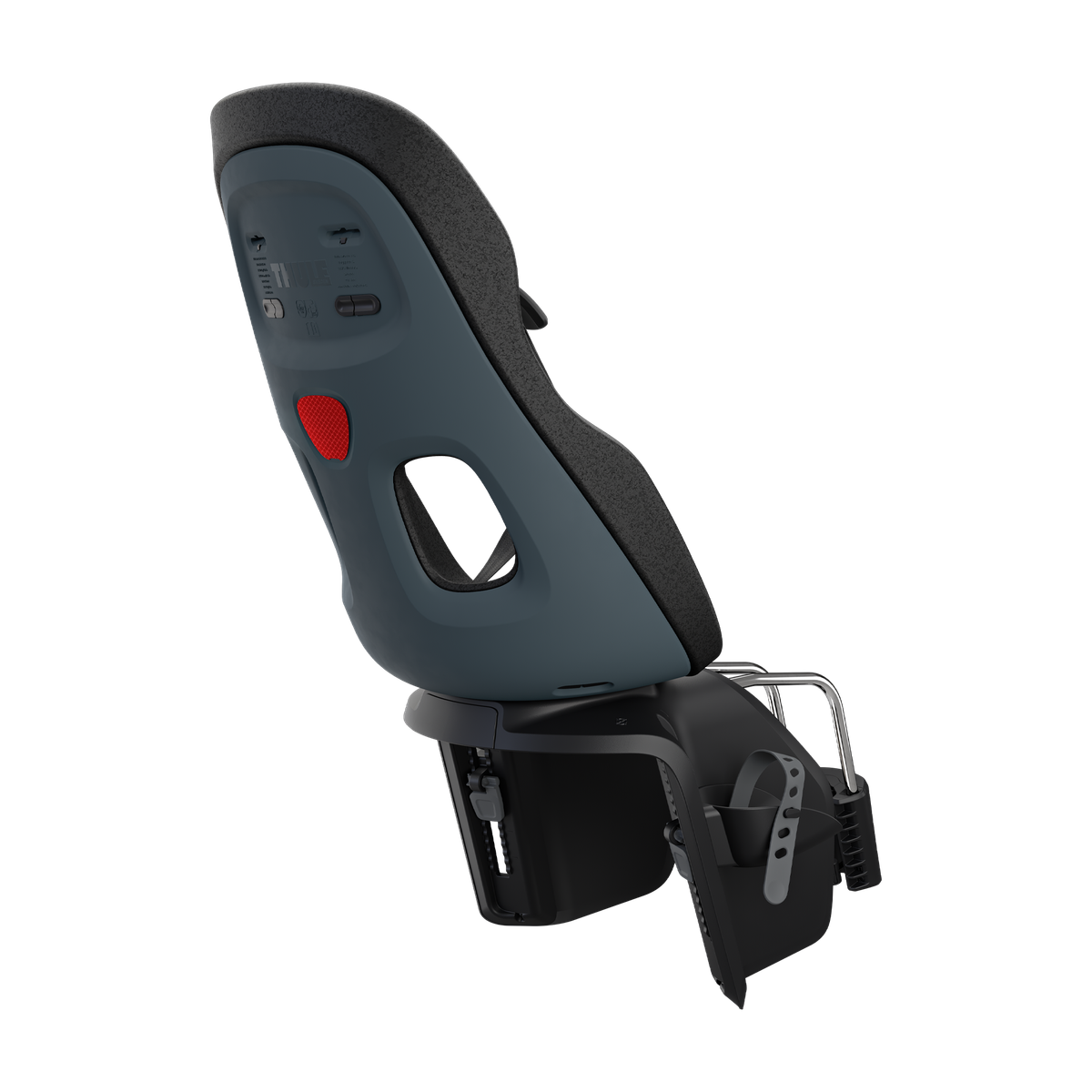 Thule Yepp Nexxt 2 Maxi Frame-Mount Child Seat - Dark Slate - rear view