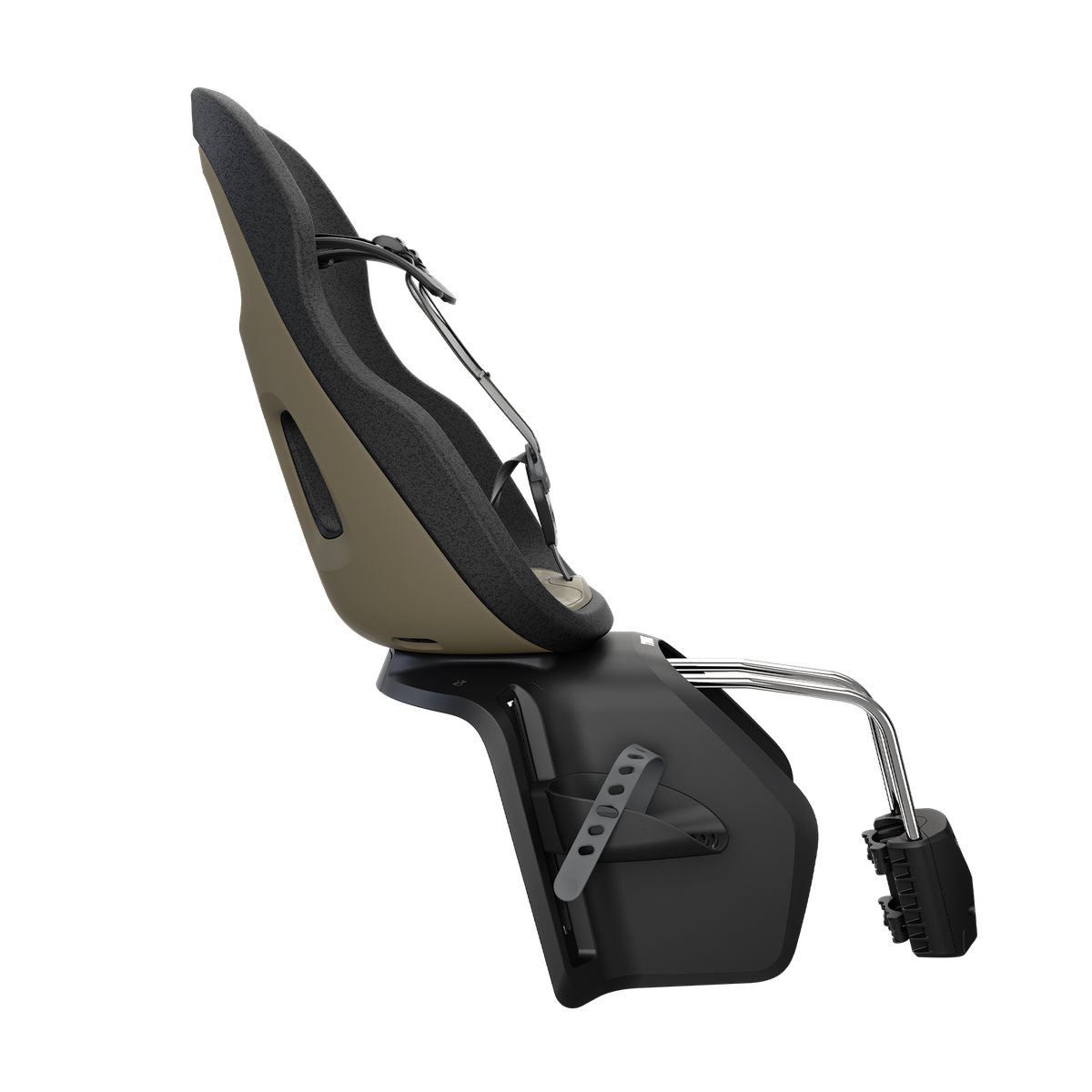 Thule Yepp Nexxt 2 Maxi Frame-Mount Child Seat - Deep Khaki - side view