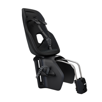 Thule Yepp Nexxt 2 Maxi Frame-Mount Child Seat - Midnight Black - front three-quarter view