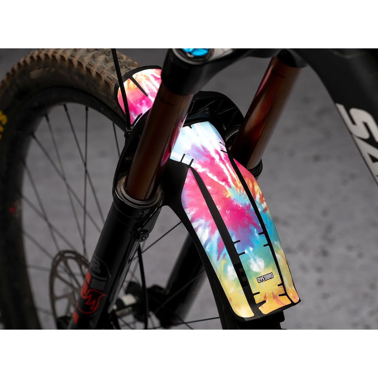 DYEDBRO Tye Die Mudguard Decal