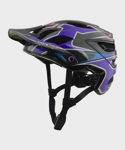 Troy Lee Designs A3 Helmet 2026 - Mask Black / Purple - View 1 - BRINK