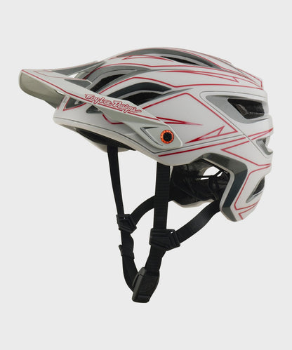 Troy Lee Designs A3 Helmet 2026 - Pinstripe Grey - View 1 - BRINK
