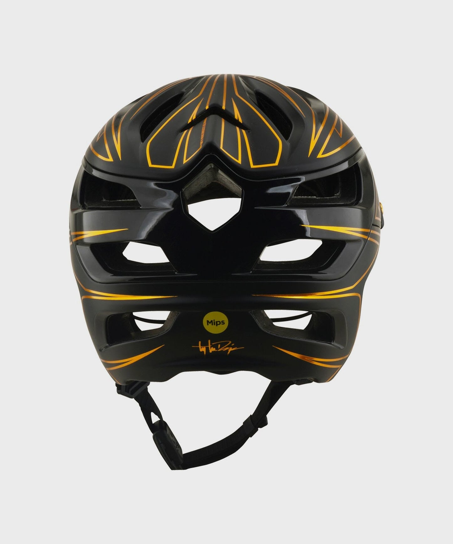Troy Lee Designs A3 Helmet 2026 - Pinstripe Black - View 3 - BRINK