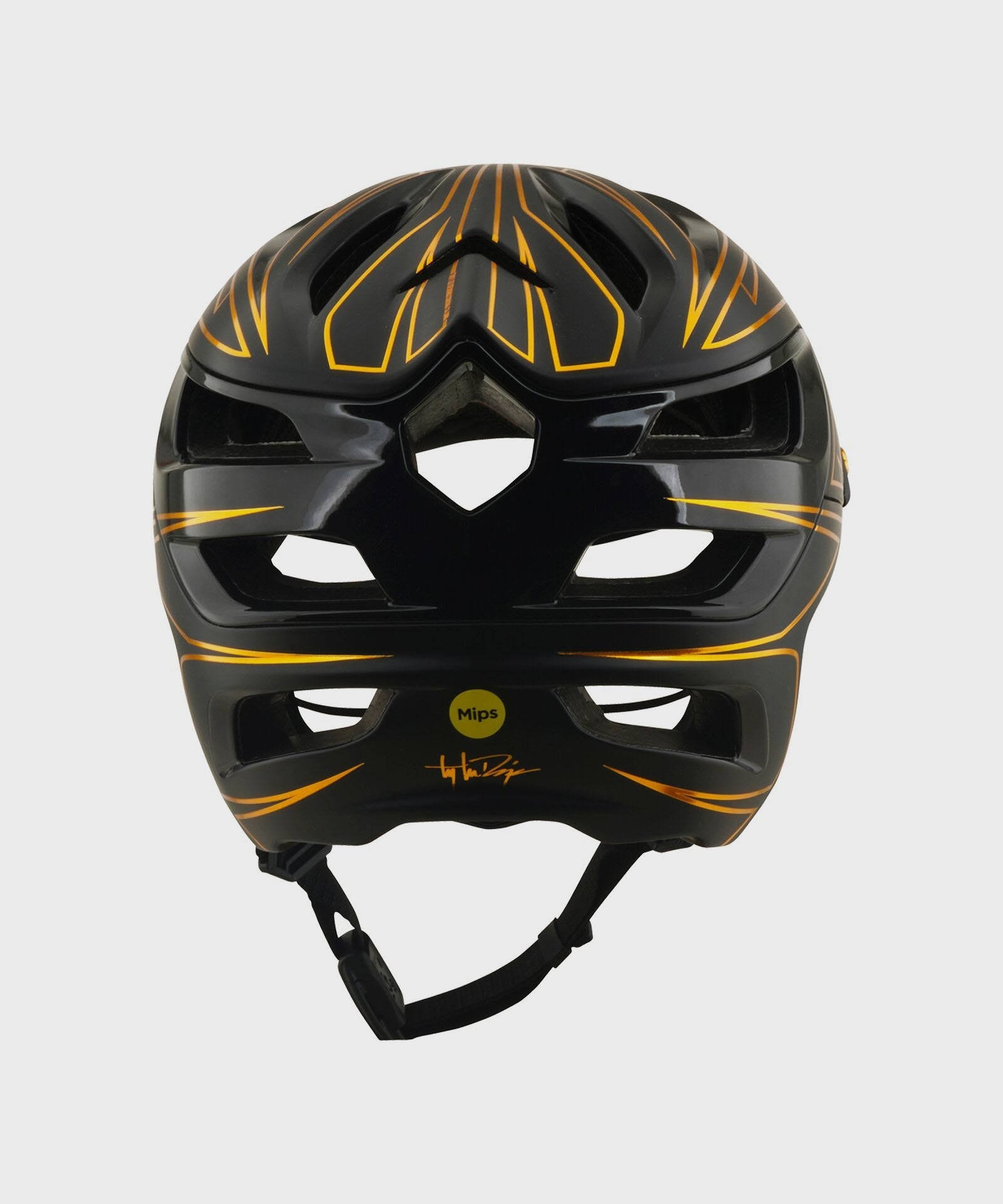 Troy Lee Designs A3 Helmet 2026 - Pinstripe Black - View 3 - BRINK