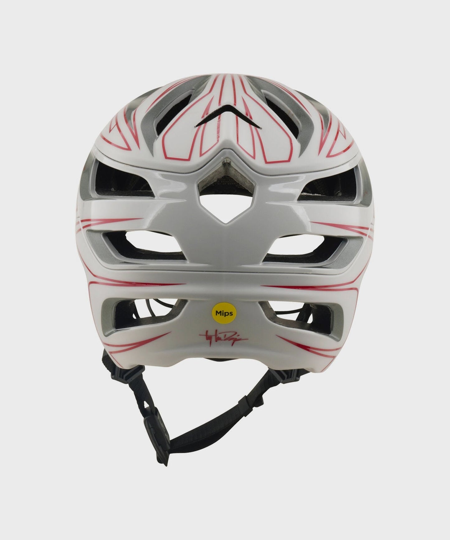 Troy Lee Designs A3 Helmet 2026 - Pinstripe Grey - View 3 - BRINK