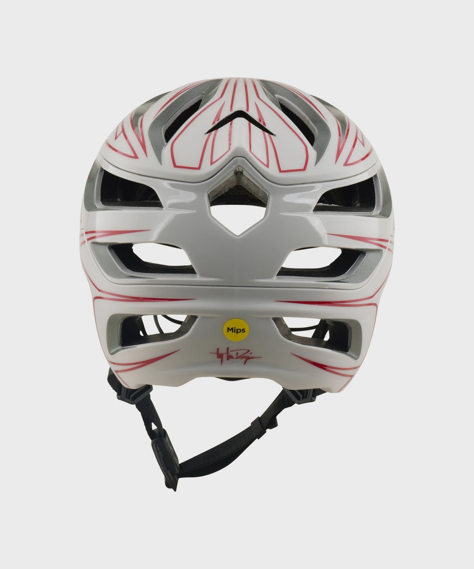 Troy Lee Designs A3 Helmet 2026 - Pinstripe Grey - View 3 - BRINK