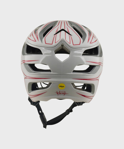 Troy Lee Designs A3 Helmet 2026 - Pinstripe Grey - View 3 - BRINK