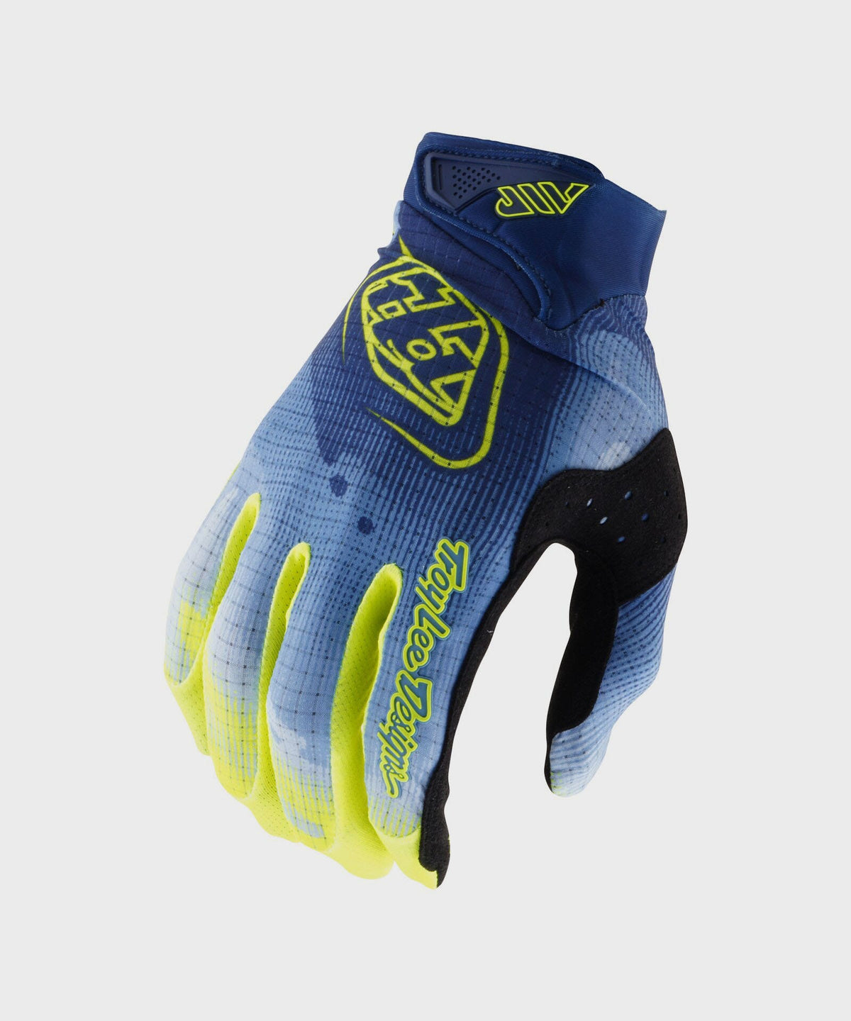 Troy Lee Designs Air Glove 2026 - Illusion Slate/Flo Yellow - View 1 - BRINK