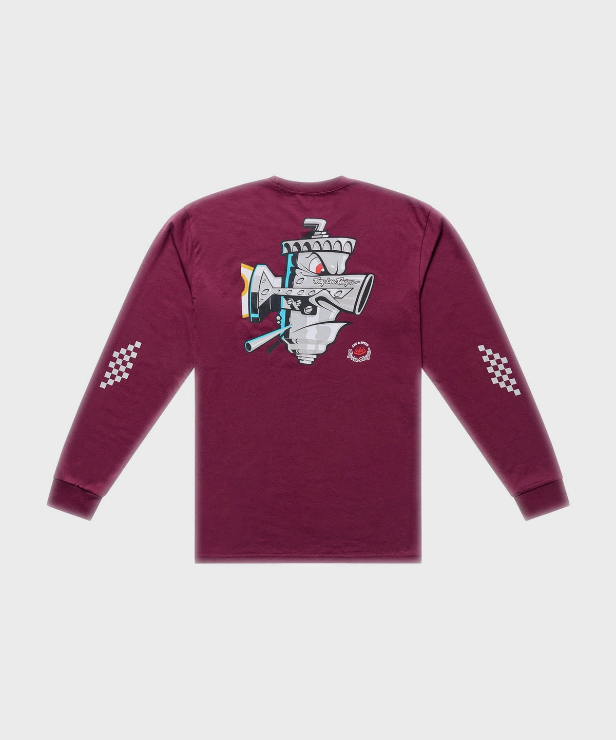 Troy Lee Designs Carb Club LS Tee 2026 - Sangria - View 2 - BRINK