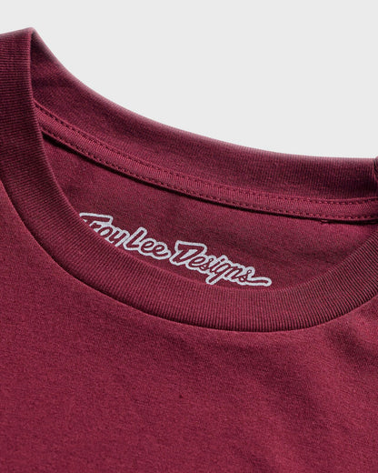 Troy Lee Designs Carb Club LS Tee 2026 - Sangria - View 3 - BRINK