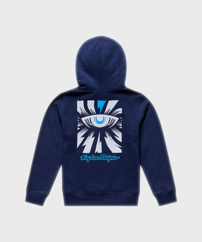 Troy Lee Designs Cyborg Youth Pullover 2026 - Navy - View 2 - BRINK
