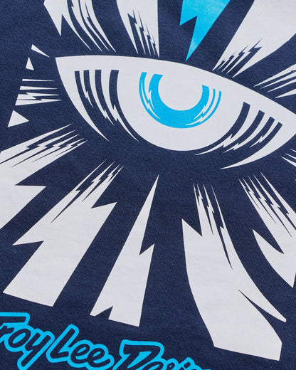 Troy Lee Designs Cyborg Youth Pullover 2026 - Navy - View 4 - BRINK