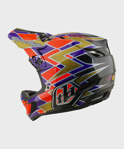 Troy Lee Designs D4 Carbon Helmet 2026 - Flush Violet - View 2 - BRINK